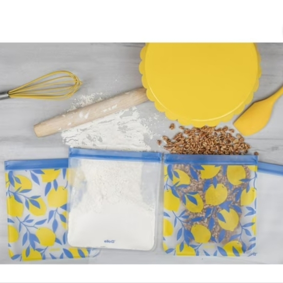 ELLO Reusable BPA Free Easy Zip Food Storage Bags, 14 Pieces NWOT - Picture 9 of 11